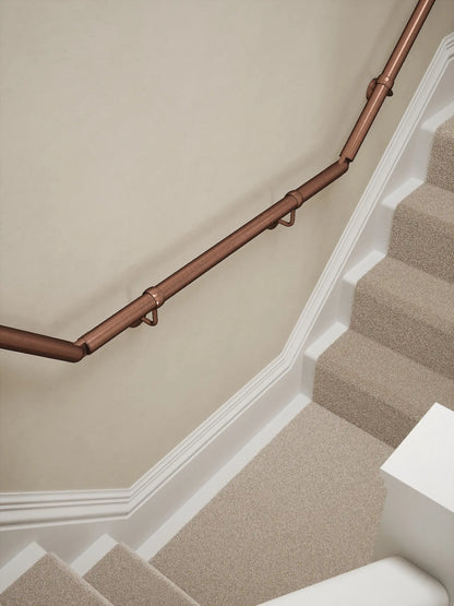 Sambourne Antique Copper T Shape Handrail
