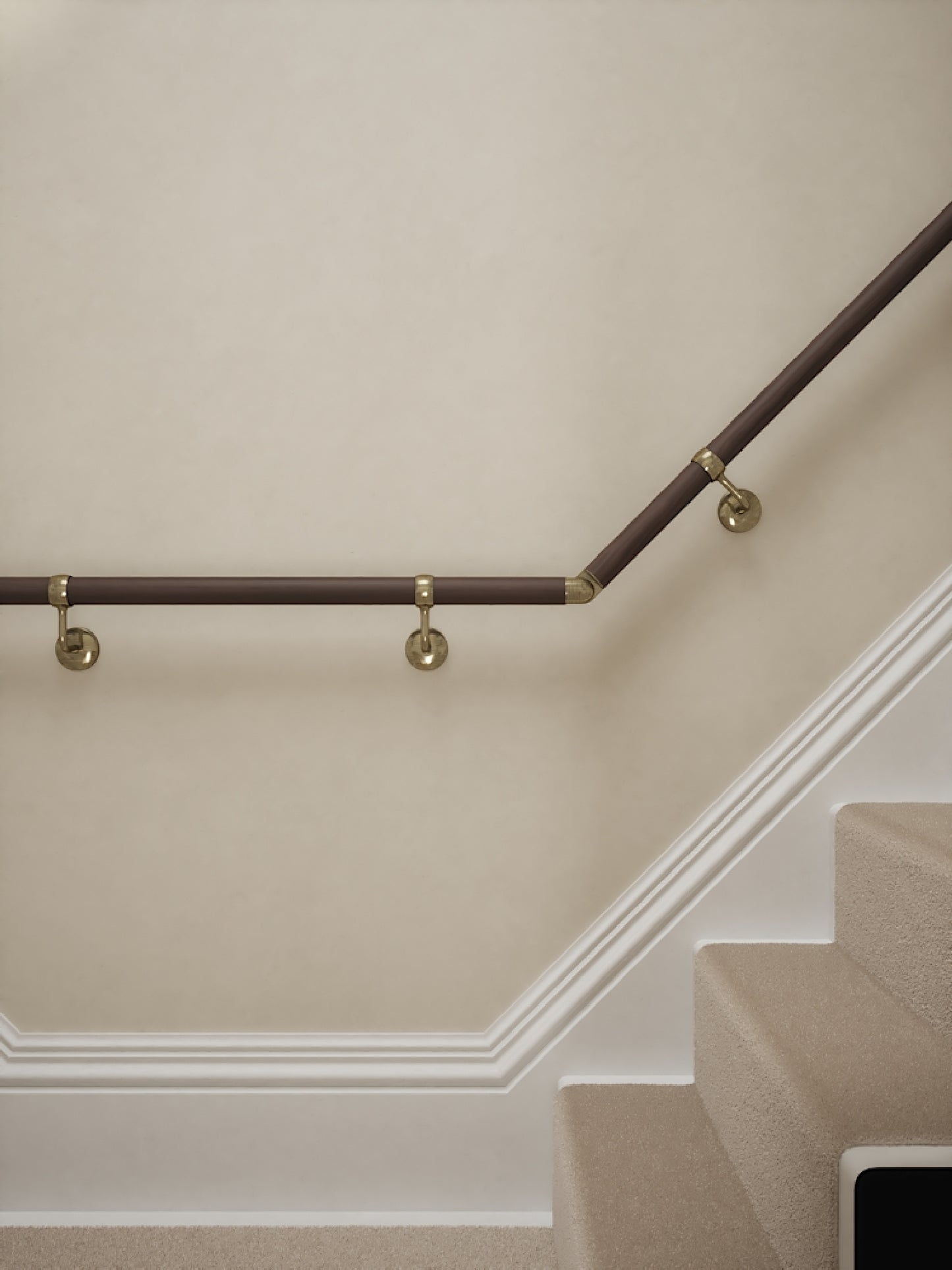 Wroxall Ebony T-Shape Handrail