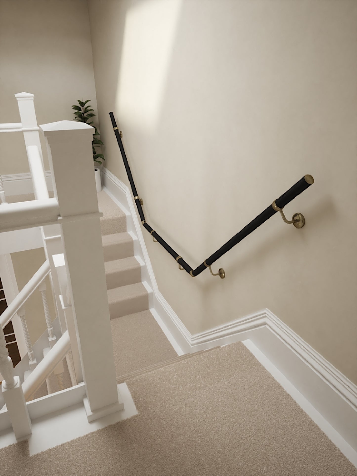 Blakedown Midnight Wood T Shape Handrail