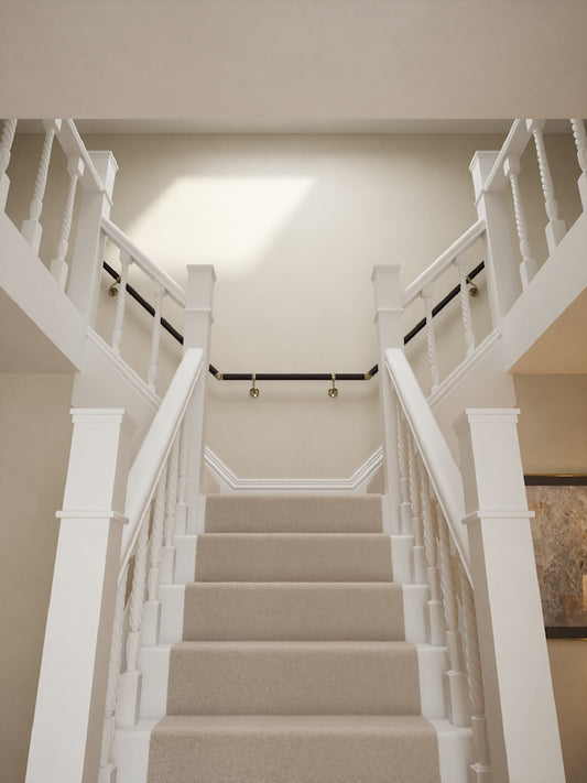 Burcot Espresso Leather T Shape Handrail