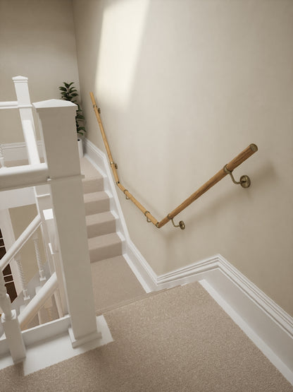 Packwood Light Oak T-Shape Handrail