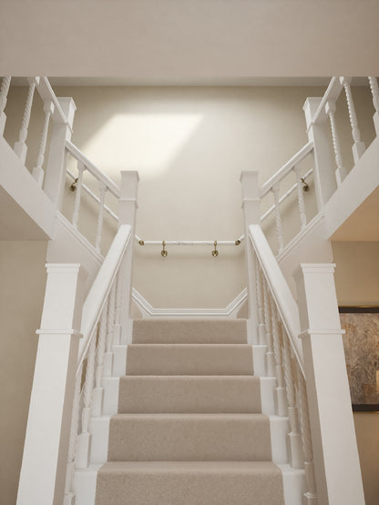 Montford Soft White Marble T Shape Handrail