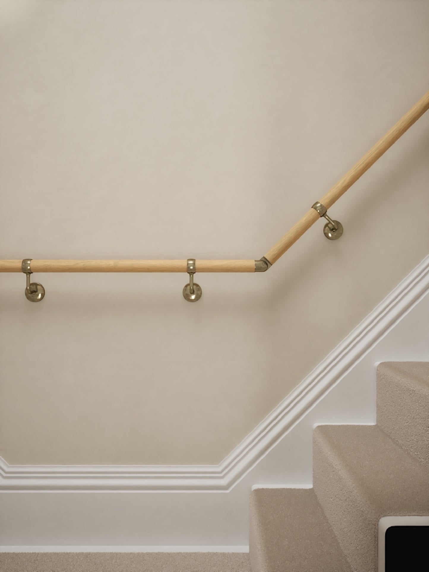 Arden Natural Pine T-Shape Handrail