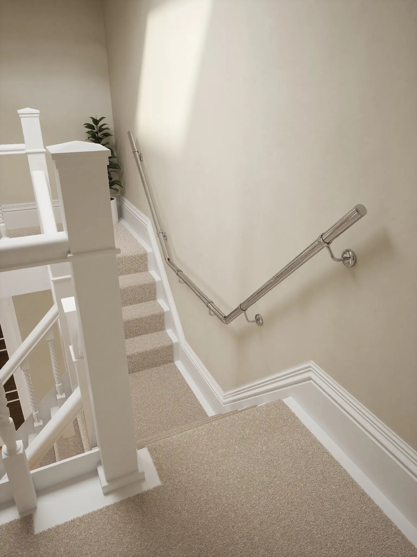 Radway Chrome T-shape handrail system
