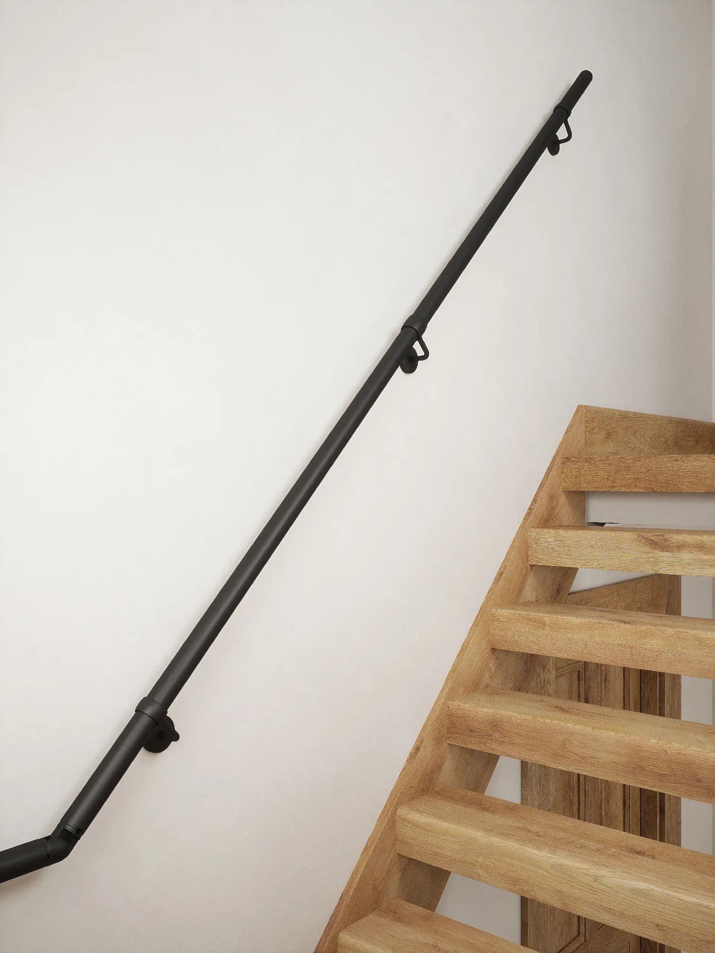 half turn handrail close up