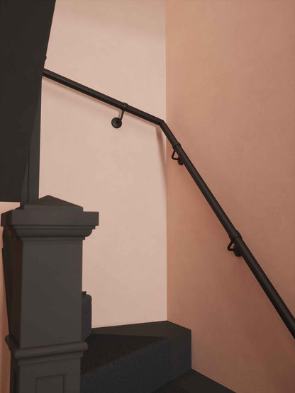 Kineton Matt Black Single Winder Handrail