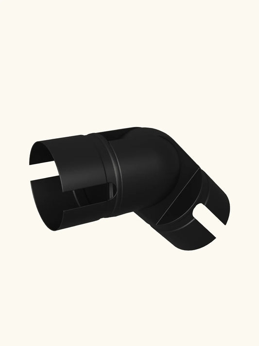 Kineton Matt Black Adjustable Elbow