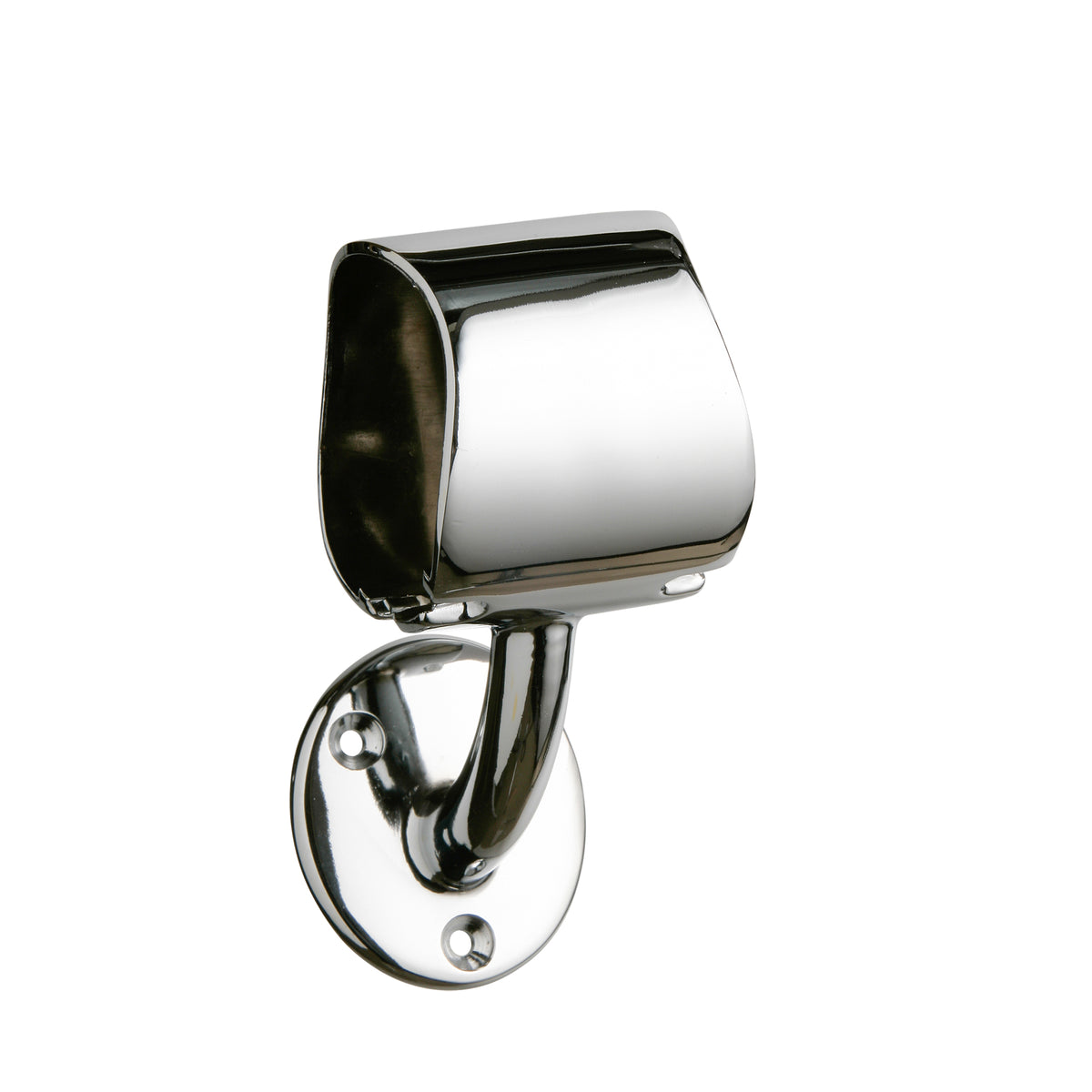 54mm Round Pine Handrail Kit - Chrome or Brushed Nickel Fittings