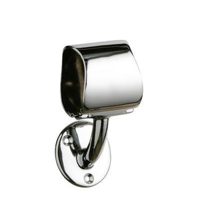 54mm Round Pine Handrail Kit - Chrome or Brushed Nickel Fittings