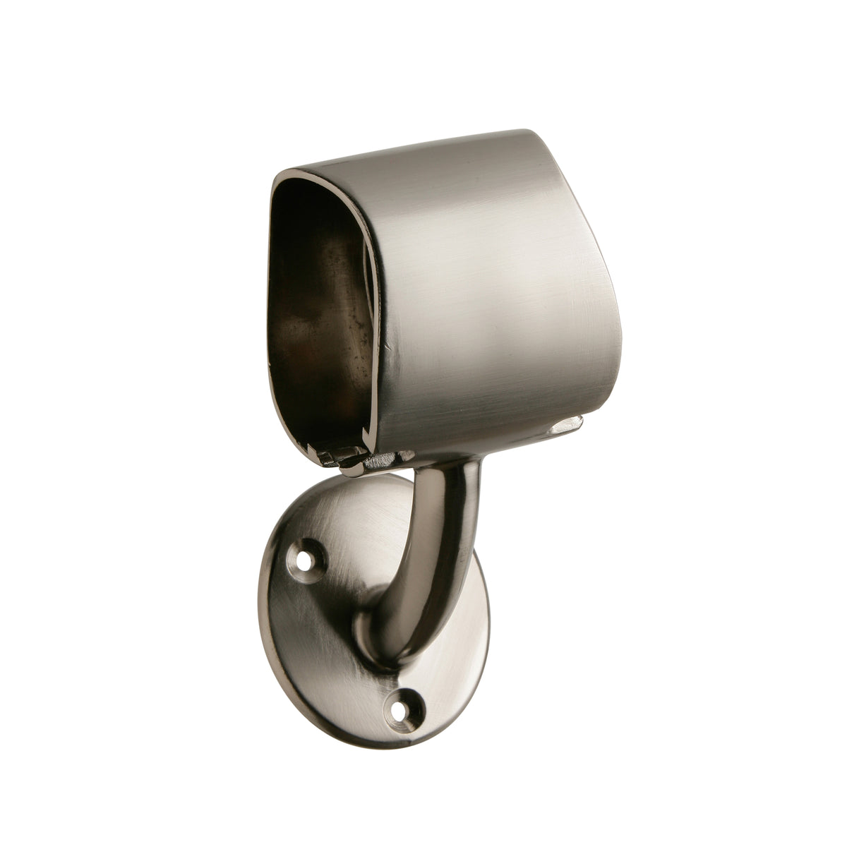54mm Round Pine Handrail Kit - Chrome or Brushed Nickel Fittings