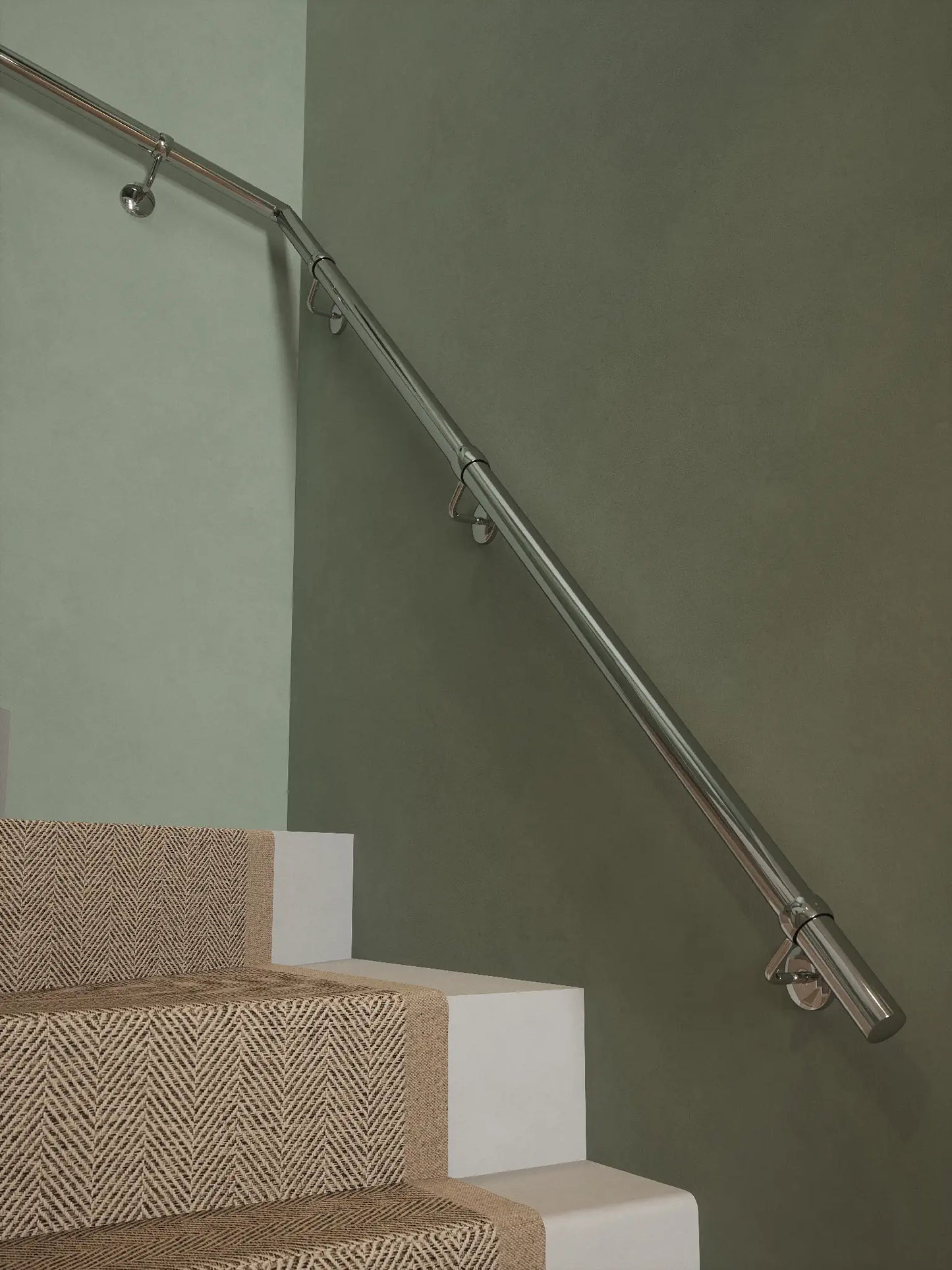 Radway Chrome Double Winder Handrail