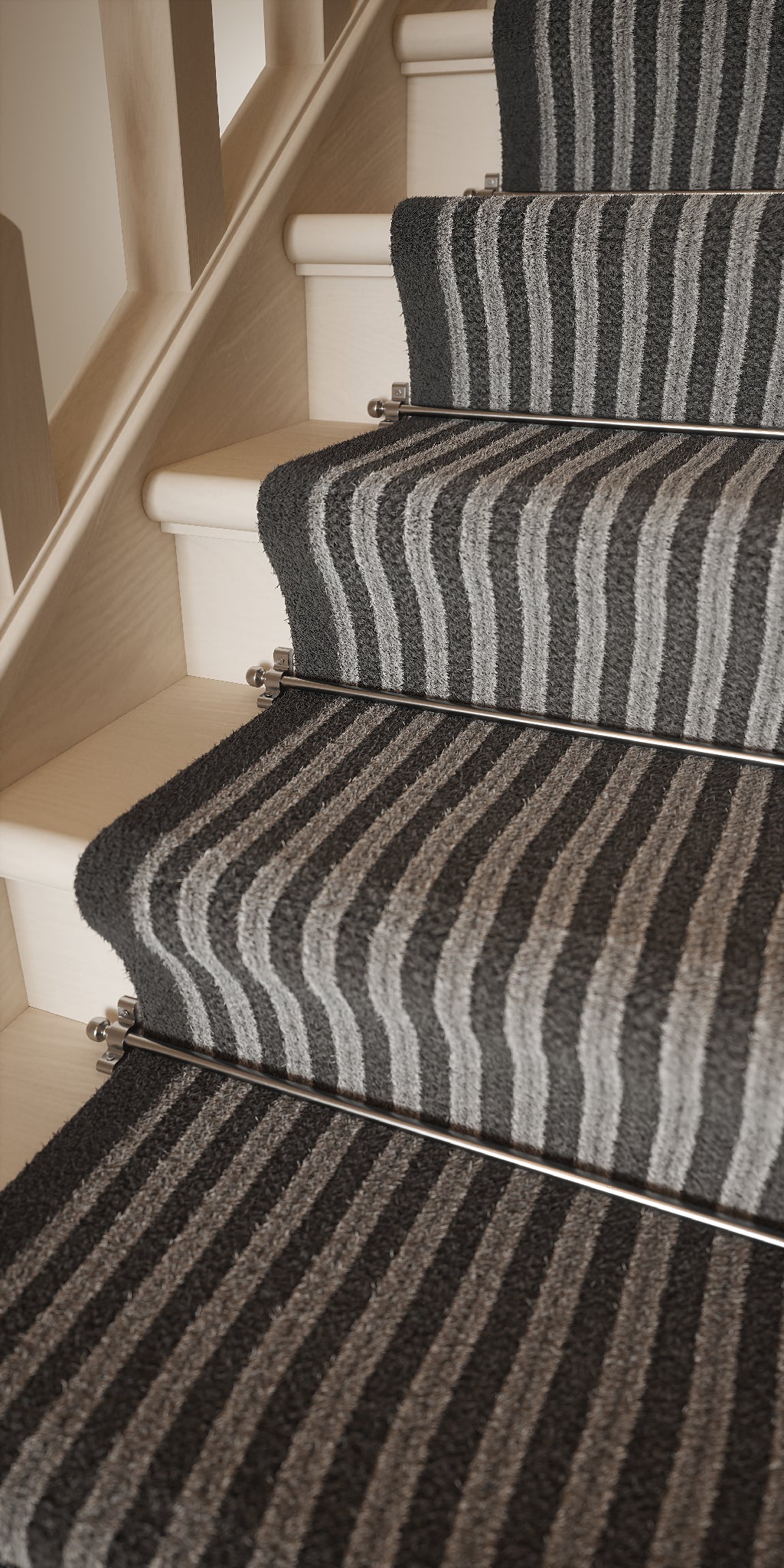 Radway Chrome Stair Rod with Ball Finials
