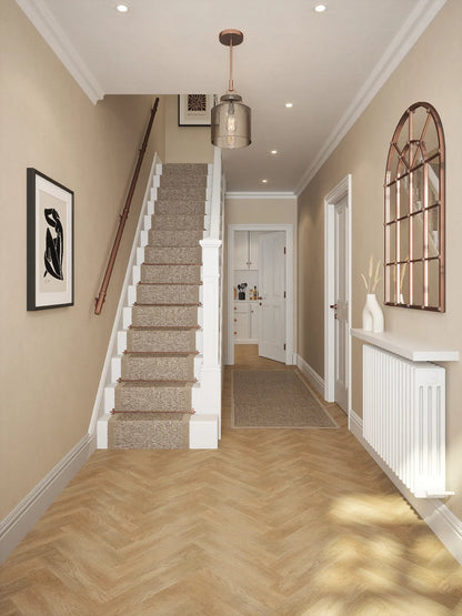 Sambourne Antique Copper Straight Flight Handrail